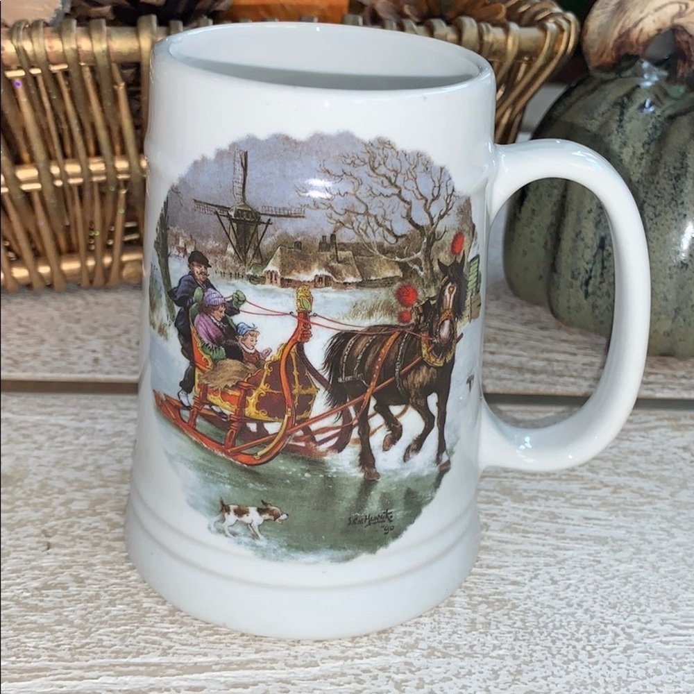 Royal Schwabap 1984 Holland Horse sleigh Stein/Mug